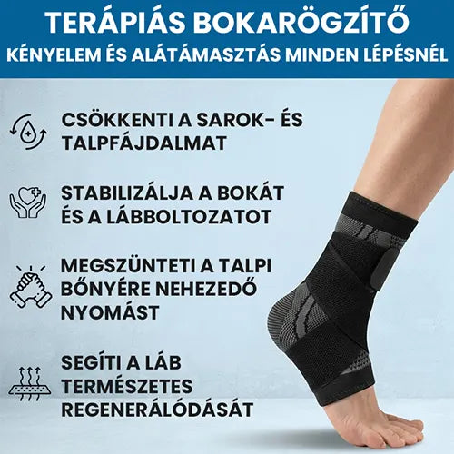 Terápiás Bokarögzítő – Kényelem és Alátámasztás Minden Lépésnél