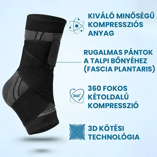 Terápiás Bokarögzítő – Kényelem és Alátámasztás Minden Lépésnél
